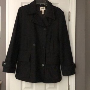 Charcoal Gray Pea Coat